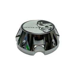 Hostile Special Edition Skull Logo Chrome Wheel Center Cap C-8016-D