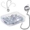 Goture Fishing Hook Set Jig Heads, 16 Pieces Sharp Jig