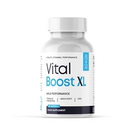 Vital Boost XL 60 Capsules All Natural Advanced Formula Non GMO