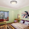 ZHMA 12W Flush Mount Ceiling Light,960LM,20 * 20 * 8cm,LED