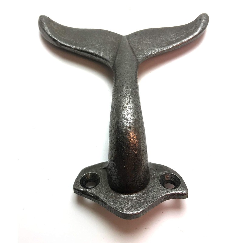 Hat & Coat Hook 'Whale Tail Fin' 90mm