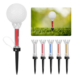 Bnineteenteam 5Pcs Tees Multi-Color, Tees Herramienta de Ayuda práctica de Entrenamiento magnético de plástico Duradero