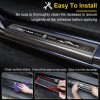 AUFER Door Sill Guards Edge Entry Guards Protectors for Ford