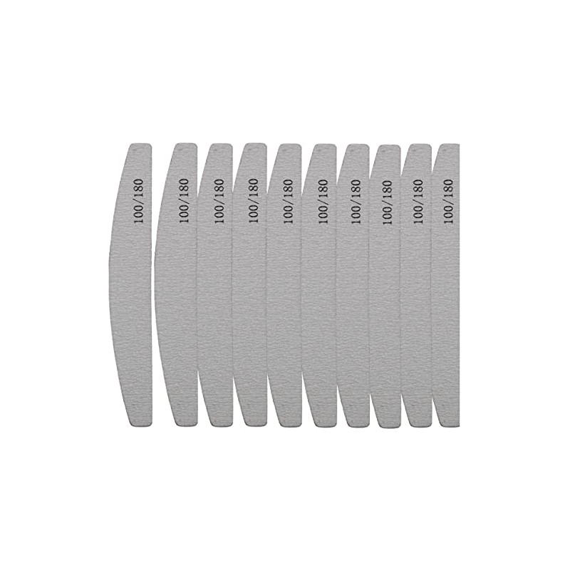 Nail Files for Acrylic and Gel Nails 10 Emery Boards