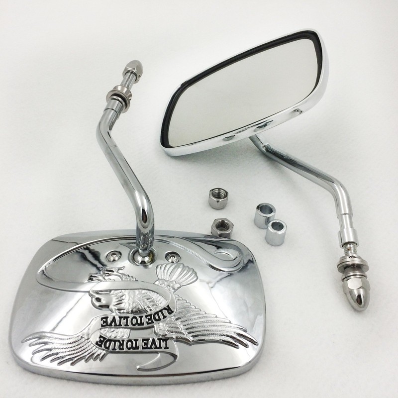 XKMT-Rear View Side Mirrors Compatible With H-D Eagle Spirit Live