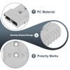 350A Forklift Battery Connector 2/0 AWG Gray 350A 600V Plug,