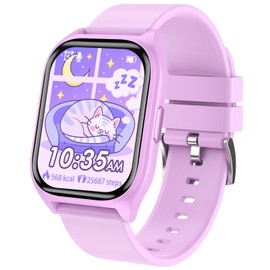 Smooce Kids Smart Watch, Smart Watch for Kids with 20 Sports Modes 14 Puzzle Games Multiple Dials Stopwatch, Birthday Gift for Children 3-12 Years Old (Purple)