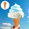 VOSAREA Ice Cream Cone Toy Ice Cream Cone Decoration Plastic