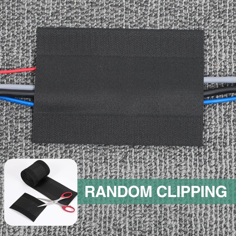 WILLBOND Carpet Cord Cover Cable Grip Floor Cover Cable Protector