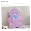jojofuny 2Pcs Plush Pencil Case Cute Bear Design Pencil Pouch