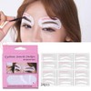 48pcs/Set Eyebrow Stencils Stickers Kit Disposable Non-Woven Fabric Eyebrow Shaping