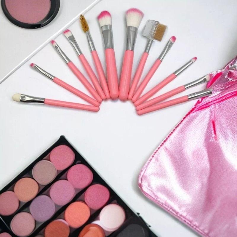 Favorbeauty Brochas De Maquillaje Kit 12 Pzs Para Maquillaje Con