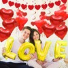 Valentine's Day Decorations I Love You Red Balloons and Heart