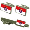 Hesse State Flag '(Hesse Cufflinks Ties Matching Same Fabric Box