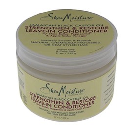 Shea Moisture Jamaican Black Castor Oil Strengthen & Grow Leave-In Conditioner, 11 Ounce