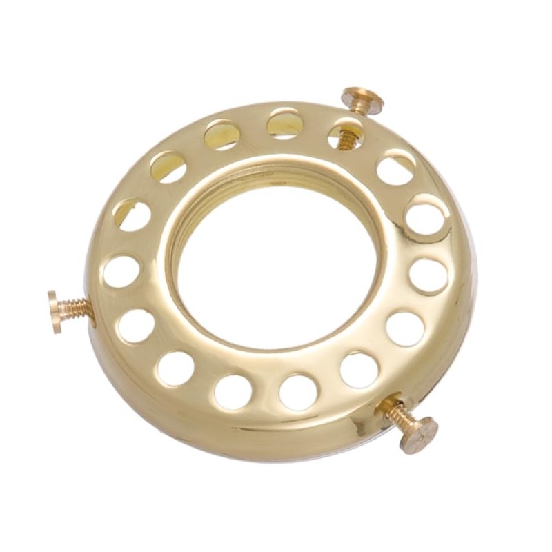 B&P Lamp® 2 1/4" Fitter, Brass Screw-on, Uno-type Shade Holder