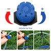VooGenzek 120 Pieces 4/7 mm Automatic Drip Irrigation Set, 40