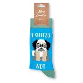 Urban Eccentric Unisex I Shitzu Not Socks | Gift | 1 Pair | Cotton Rich Socks | Premium Socks | Novelty | Gifts