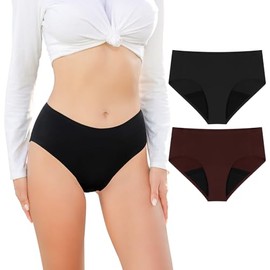 Leak Proof Incontinence Underwear for Women-Washable Absorbency Reusable Bladder Leakage Underwear XL