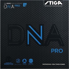 STIGA 1712020521 Table Tennis Rubber, Tension Type, Soft Backing, DNA Pro, M, Red, Extra Thick