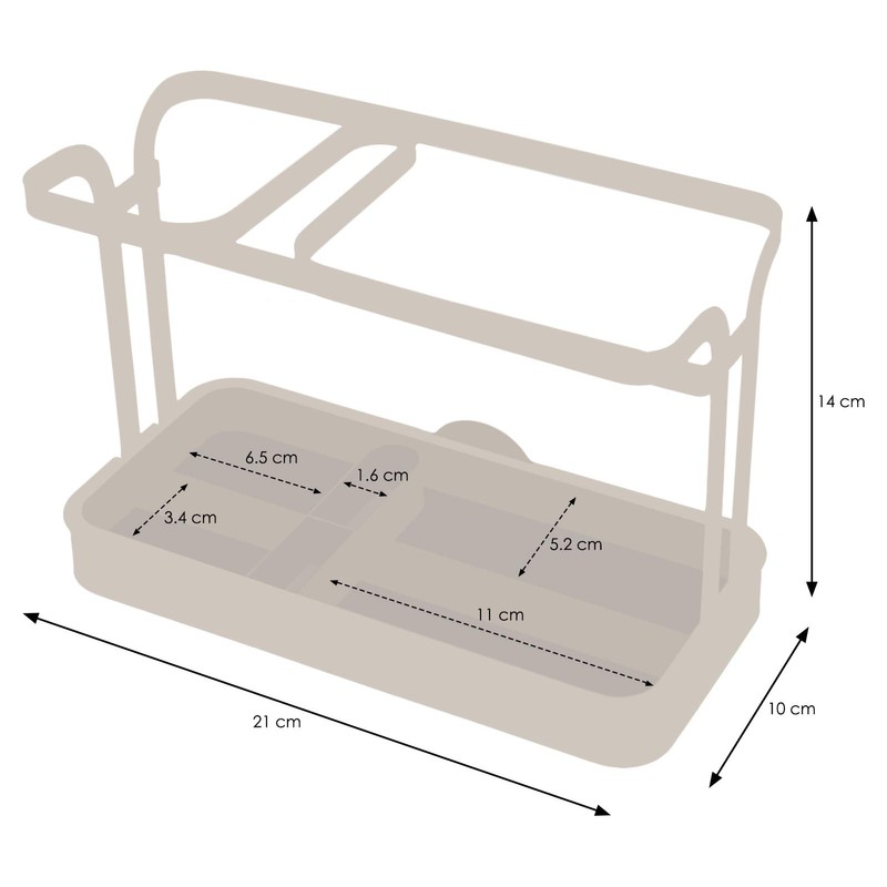 simplywire – Sink Tidy/Caddy – Retro Flat Wire Kitchen Sink