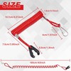 SPEEDWOX Kill Switch Lanyard Replacement Motor Boat Safety Kill Stop
