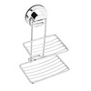 Gatuida Powerful Suction Cup Soap Holder Double Layer Stainless Steel