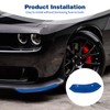 PDKLIN for Challenger Front Bumper Lip Splitter Protector Cover Trim