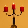 Oenophilia Afterglow Bottle Candelabra - 3 Small Pillars