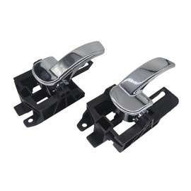 KASturbo Door Handle for Qashqai Left Right Front Rear Interior Inner 2007 2008 2009 2010 2011 2012 2013 80670JD00E 80671JD00E