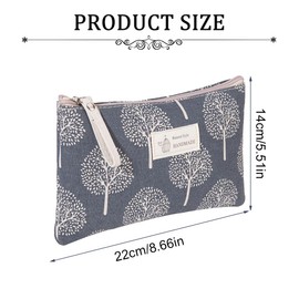 QOCUILC 2 Pack Toiletry Bag, Cosmetic Bag, Canvas Bag, Women's Cosmetic Bag, Portable Travel Toiletry Bag, Multicoloured