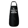 Freedomtees Funny Apron for Men Daddy's Cooking Tonight Full Length