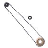 410 Chain Sprocket Kit Steel 114 Link Drive Chain with
