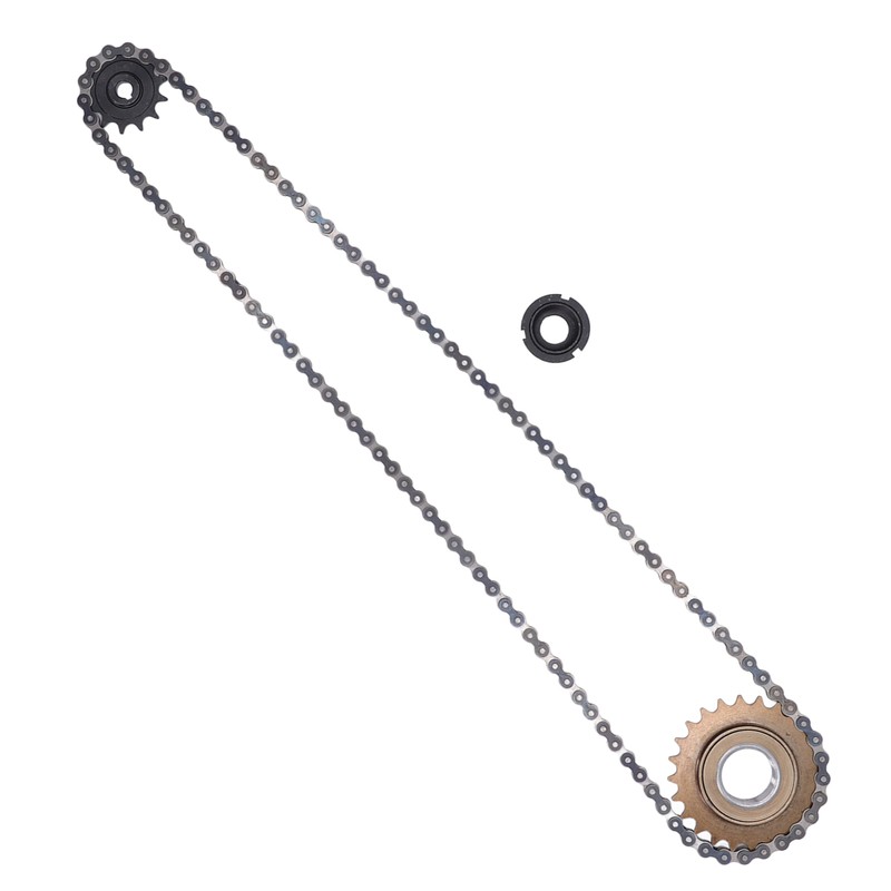 410 Chain Sprocket Kit Steel 114 Link Drive Chain with