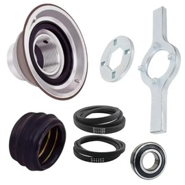 6-2095720 Wash pipe stem and seal repair kit with 211124 and 211125 wash belt kit with TB123 washer wrench with 6206RS Deep Groove Ball Bearing Replacement For Jenn Air、Maytag 、Whirlpool Washers ﻿