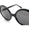 SPEED ADDICT Big Oval Sunglasses, Black x Smoke