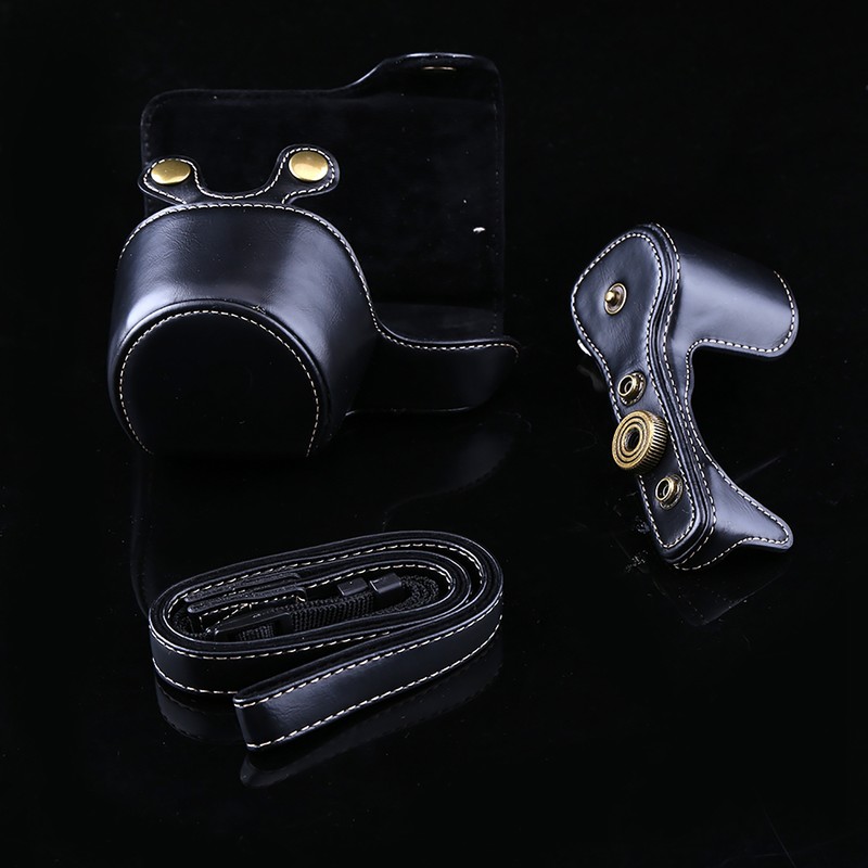 PU Leather Camera Case Bag For Sony A6000 A6300 A6400