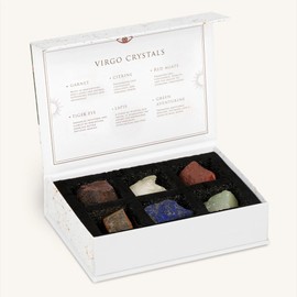 KARMA AND LUCK Humble Altruist Virgo Zodiac Crystal Box