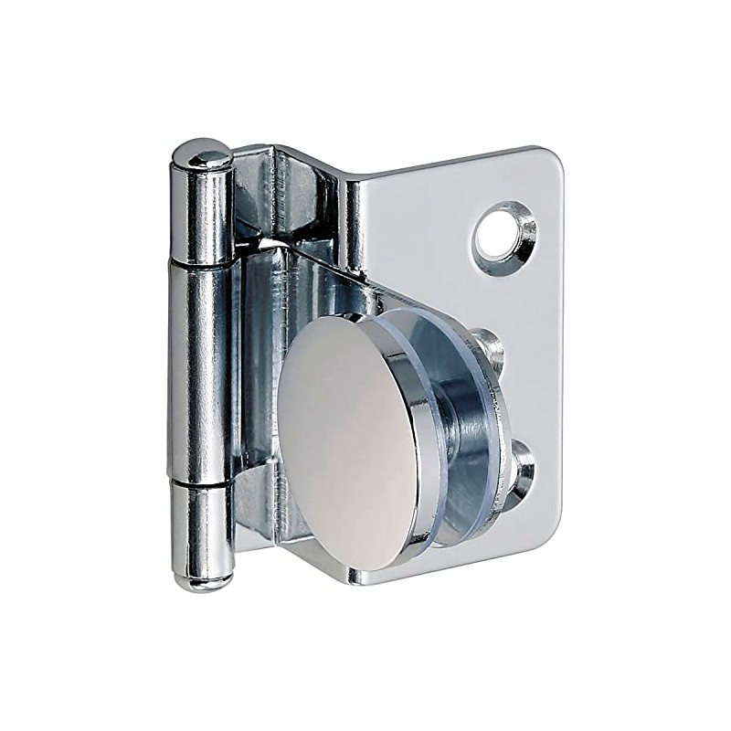 LAMP Glass Door Hinge Round Overlying Wood - Glass, Hinge