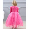 SANNYHHOOT - Disfraz de Princesa para niñas, 1red with Accessories,