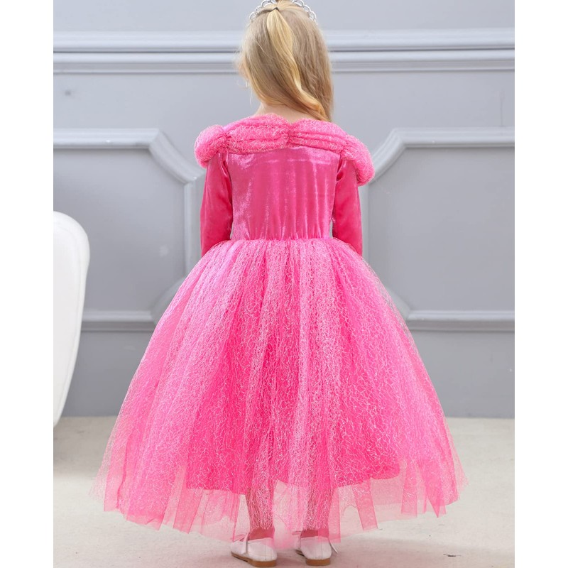SANNYHHOOT - Disfraz de Princesa para niñas, 1red with Accessories,