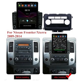 Alikali Android 13 Car Stereo w/Carplay Android Auto for Nissan Frontier 2009-2014,for Nissan Xterra 2009-2014 Double Din 9.7" Car Radio Receiver w/GPS Navigation Bluetooth Backup Camera Mic- 2+32G