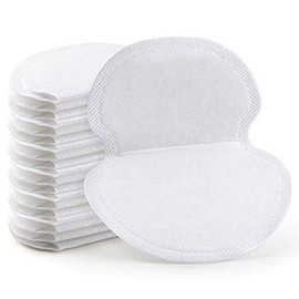 almohadillas para orejas para el sudor de las axilas, calidad premium, para luchar contra la hiperhidrosis [100 unidades] para hombres y mujeres, cómodas, no visibles, extra adhesivas, protectores de vestimenta desechables, protección contra las axilas sin sudor