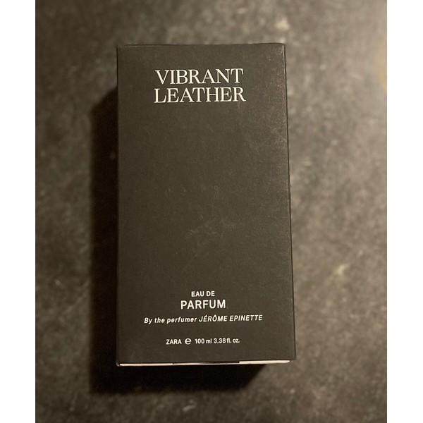 Zara Men's VIBRANT LEATHER Eau De Parfum 3.4 Fl Oz/ 100ml