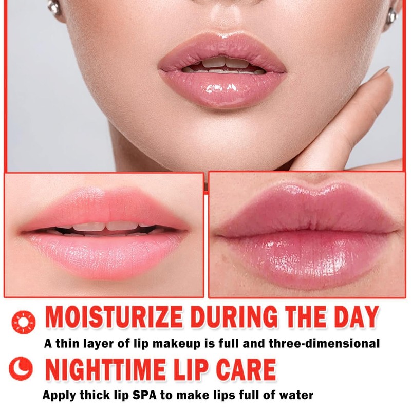 6 PCS Bee Lip Balm Honey Pot, Strawberry & Watermelon