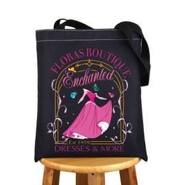 MYSOMY Sleeping Princess Tote Bag Flora & Merryweather & Fauna Gift Fairy Godmothers Gifts Fairytale Princess Shoulder Bag (Dresses More UK2)