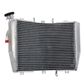 HKAUTOPART Radiator for 1998-2008 Kawasaki ZZR600 Ninja ZX6R ZX600J ZX600G, Full Performance Aluminium Motorcycle Cooling Radiator