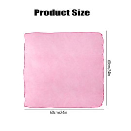 Juggling Scarves - 12 Pack Square Dance Scarves (24"x24") in 6 Colors, Silk Magic Trick & Music Movement Props for Performers