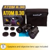 Levenhuk Atom 8 x 30 Accessories, Adult, Unisex, Black (Black),