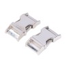 4Pcs Side Release Buckle 25x47mm Zinc Alloy Glossy Durable Wide
